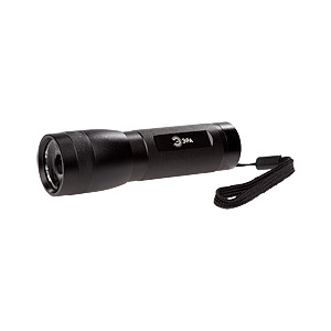HT2W Фонарь ЭРА 1x1.5W LED, алюминий, линза, 3хААА, блистер (40/120/1440)