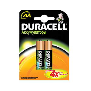 Duracell HR6-2BL 2450mAh непредзаряженные (2/40/8960)