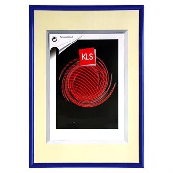 21x29.7 Ф/рамка KLS, "синий" (6778.7)