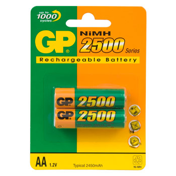 R6 2500 mAh Ni-MH (20)