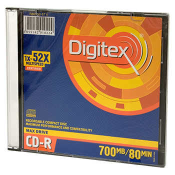 CD-R 80 52x Slim