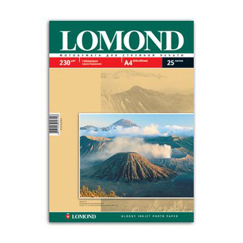 0102049 Lоmond IJ А4 (глянц) 230г/м2 (25 л) (28 шт/к)